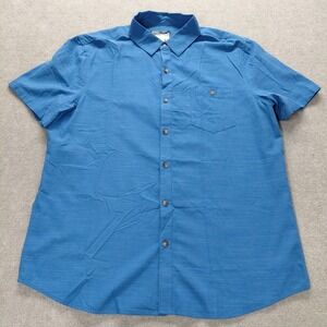 PJ Paul Jones Blue Knit Polo Shirt Men's size XL Preppy Button Up NWT